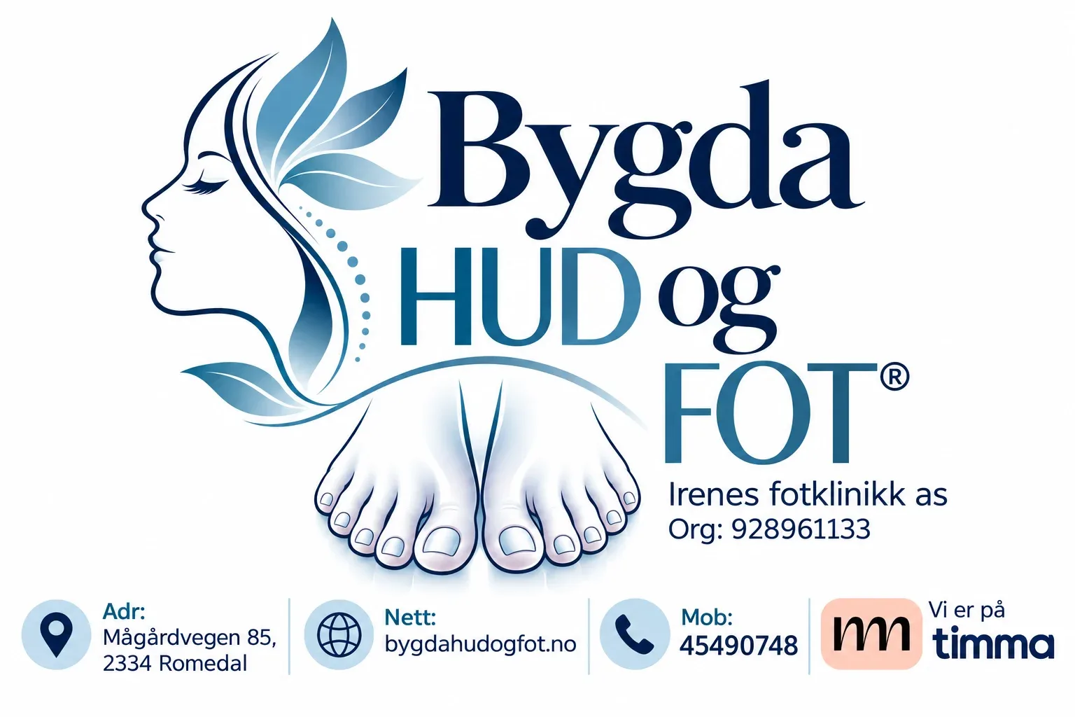 Logo for Bygda hud og fot