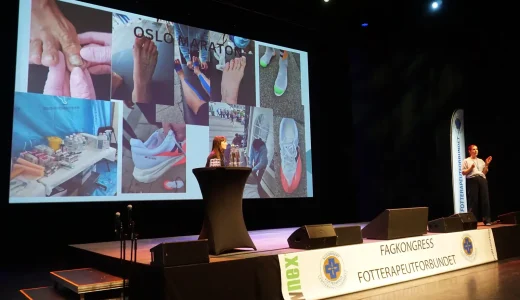 FAGKONGRESSEN: De som deltok på fagkongressen i 2025, fikk blant annet høre Laura Montal og Jana Castañera fortelle om opplevelsene under Oslo maraton. (Foto: Anette Haugen)